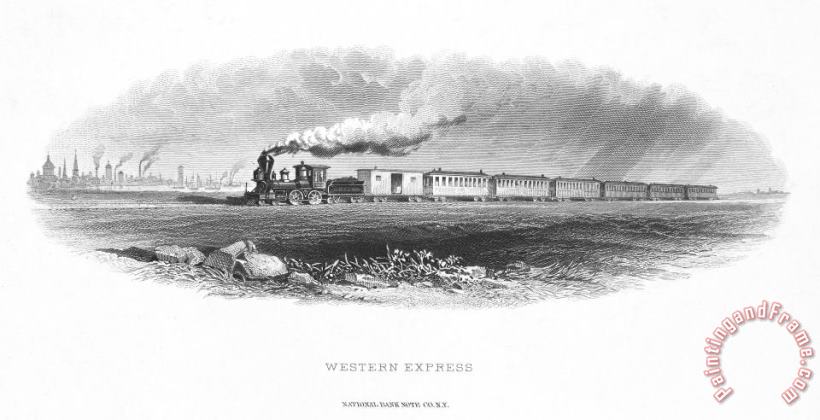 Others Railroad Locomotive, 1870 Art Print