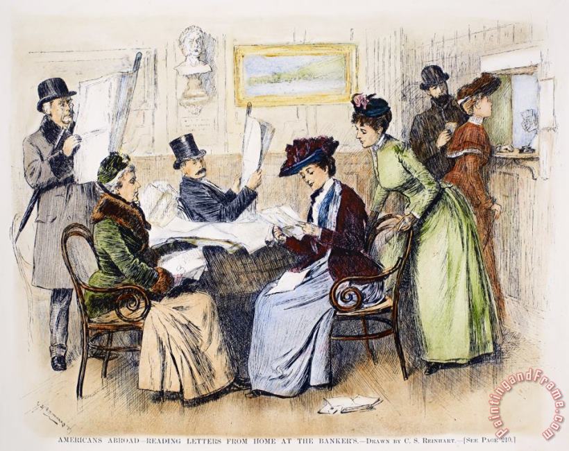 Others Reading Letters, 1890 Art Print