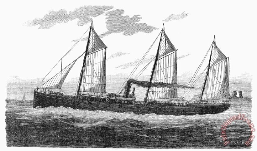 Refrigerated Ship, 1876 painting - Others Refrigerated Ship, 1876 Art Print