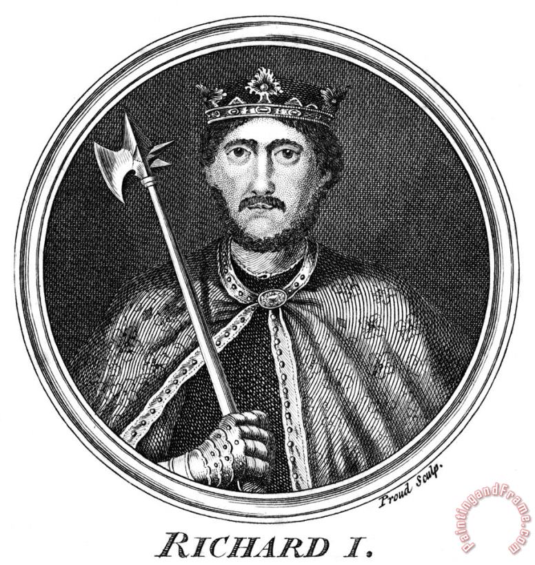 Others Richard I (1157-1199) Art Painting