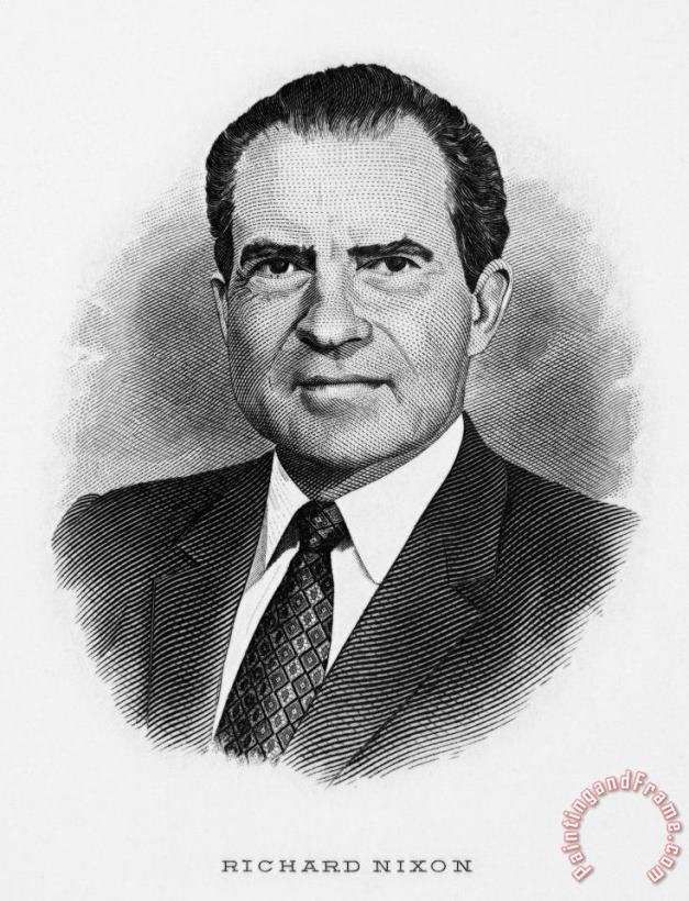 Richard Nixon (1913-1994) painting - Others Richard Nixon (1913-1994) Art Print