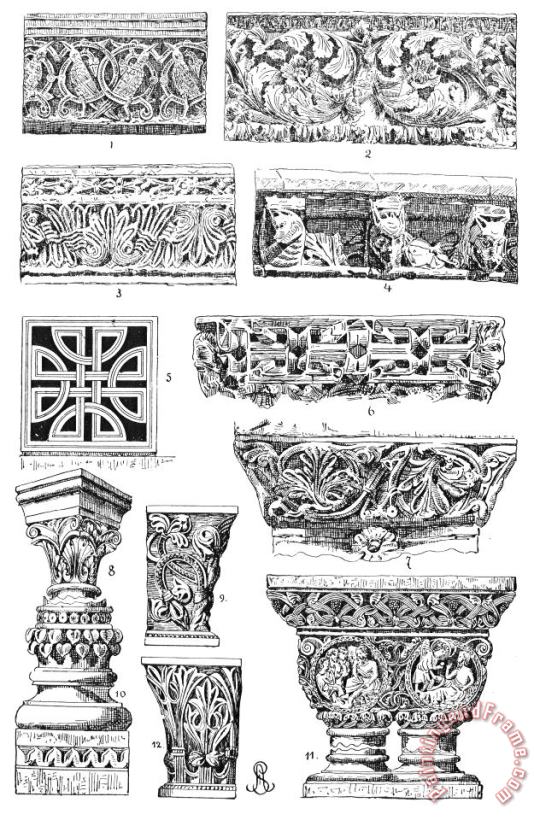 Others Romanesque Ornament Art Print