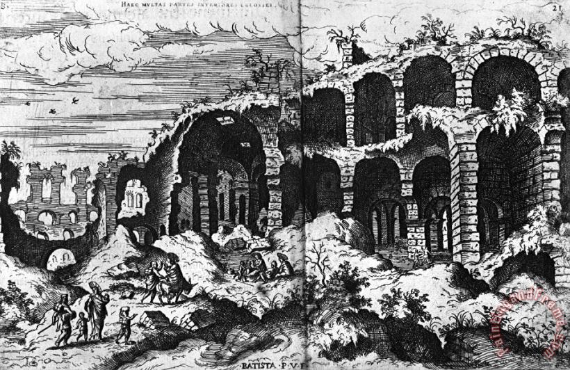 Others ROME: COLOSSEUM, c1583 Art Painting