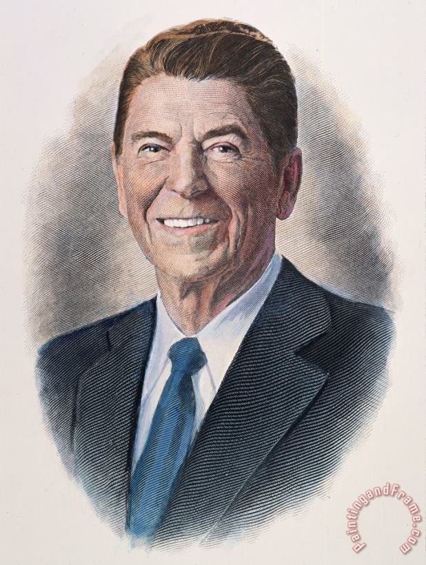 Ronald Reagan (1911-2004) painting - Others Ronald Reagan (1911-2004) Art Print