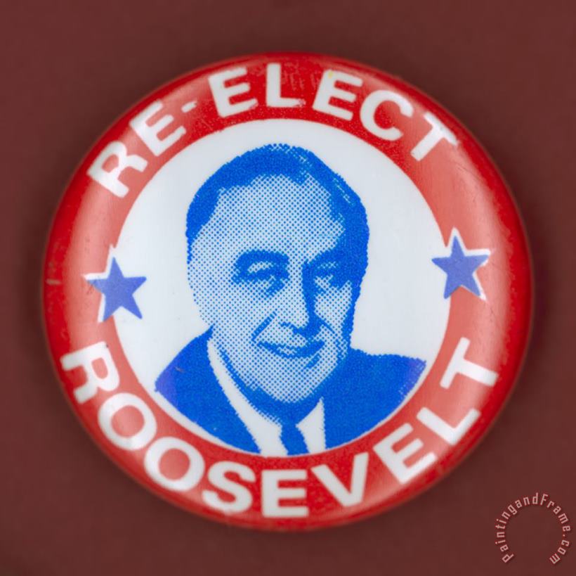 Roosevelt Button painting - Others Roosevelt Button Art Print