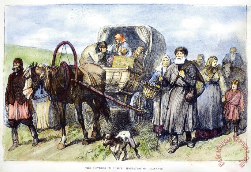 Russia: Famine, 1891 painting - Others Russia: Famine, 1891 Art Print