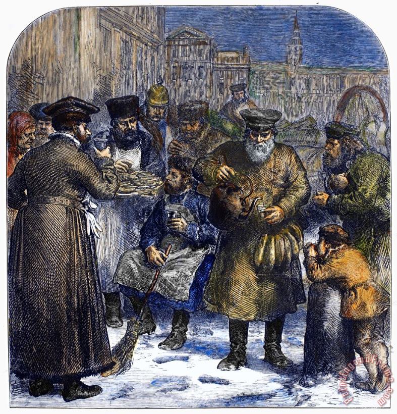 Others Russia: Tea Vendor, 1874 Art Print