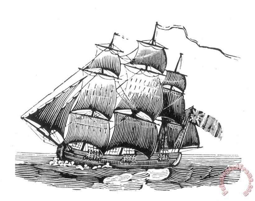 Others SAILING SHIP, 18th CENTURY Art Print