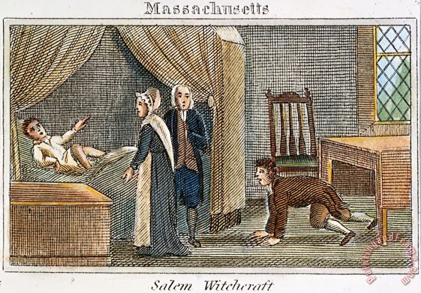 Salem Witchcraft, 1692 painting - Others Salem Witchcraft, 1692 Art Print