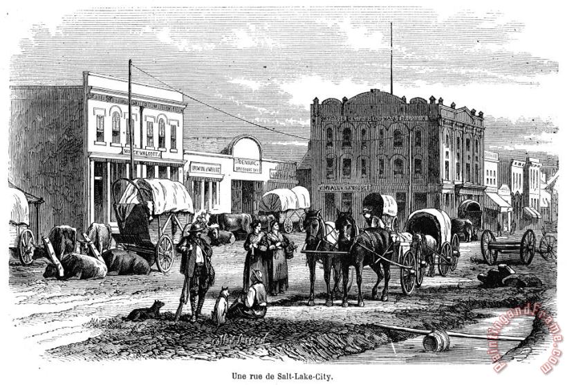 Others Salt Lake City, 1868 Art Print