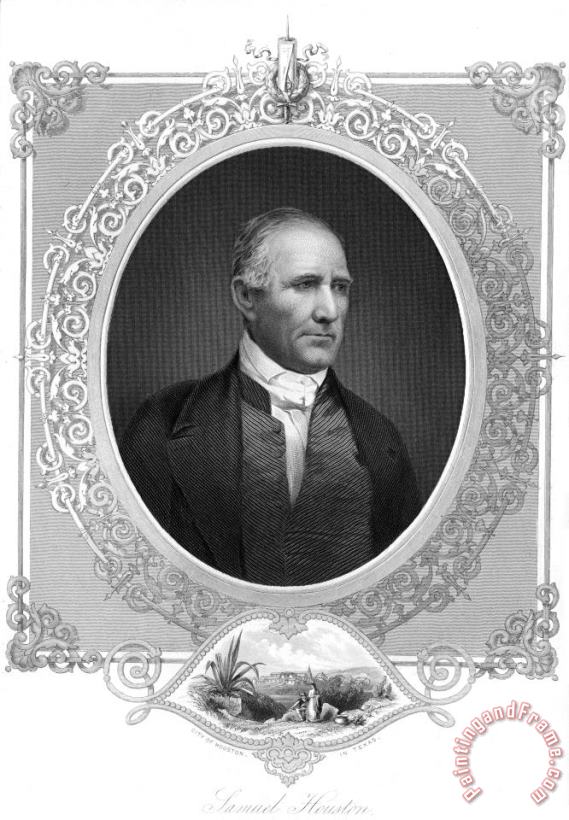 Others Sam Houston (1793-1863) Art Print