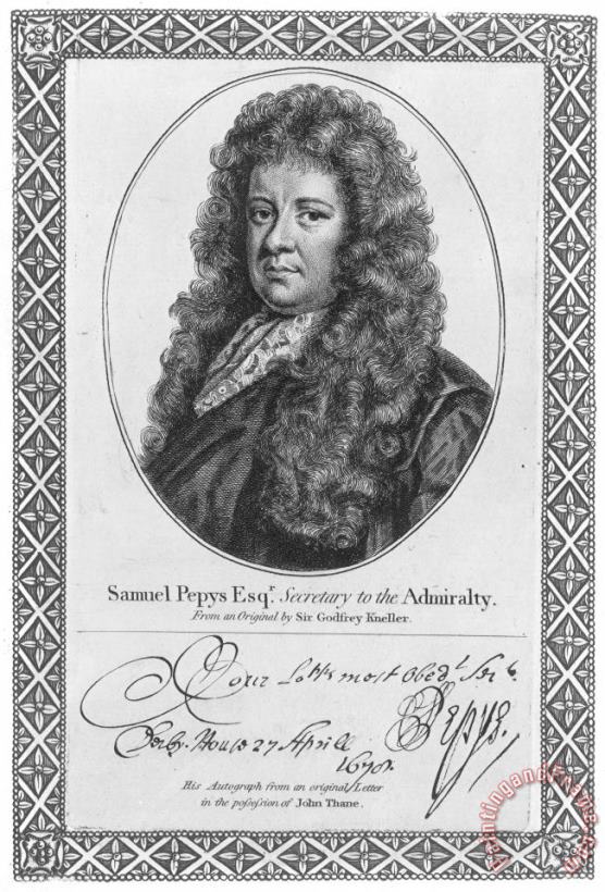Others Samuel Pepys (1633-1703) Art Print