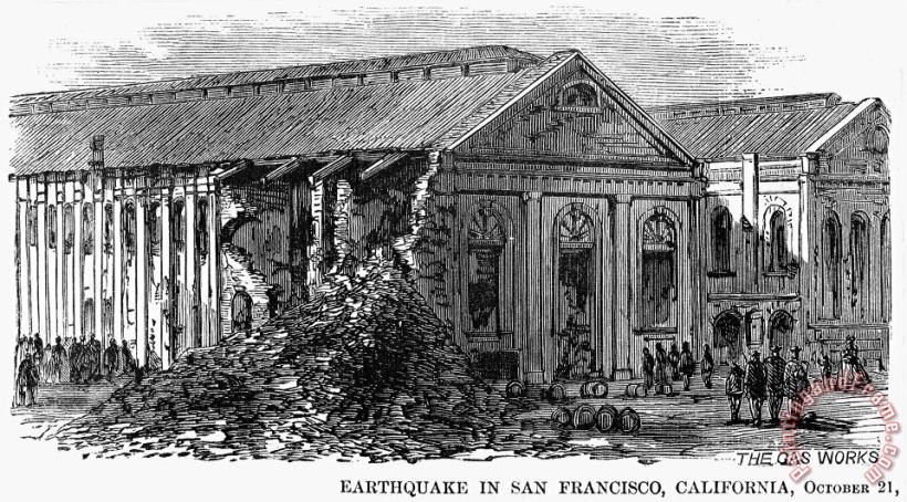 San Francisco, 1868 painting - Others San Francisco, 1868 Art Print