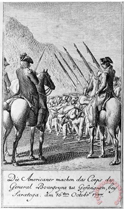 Others Saratoga Surrender, 1777 Art Print