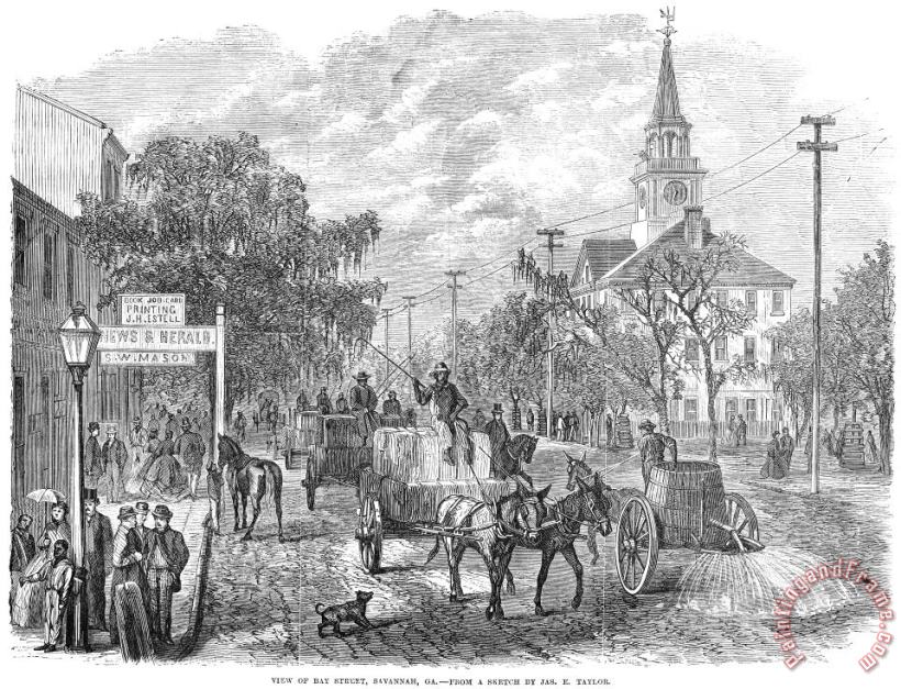 Others Savannah, Georgia, 1867 Art Print