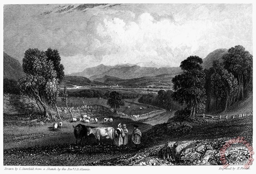 Scotland: Lochnagar painting - Others Scotland: Lochnagar Art Print