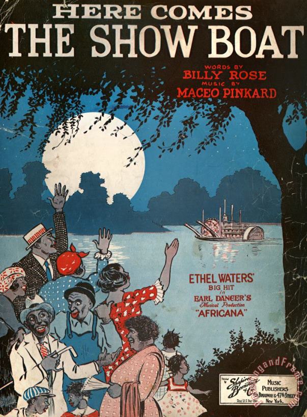 Others Sheet Music Cover, 1927 Art Painting