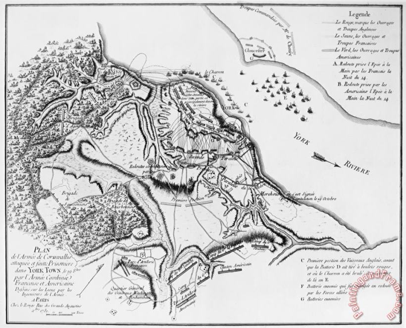 Others Siege Of Yorktown, 1781 Art Print