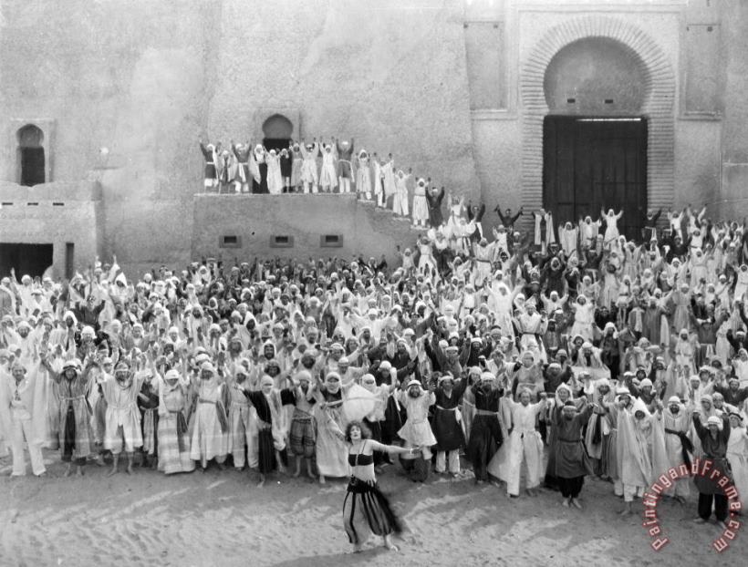 Others Silent Film Still: Crowds Art Painting