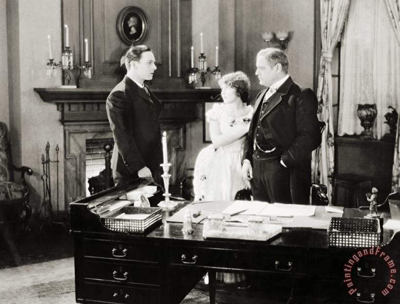 Others Silent Film Still: Offices Art Print