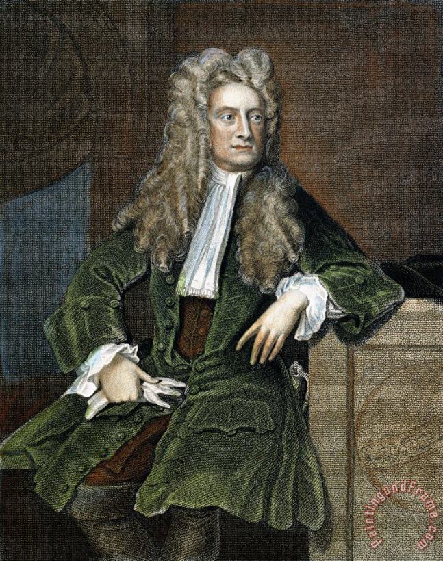 Sir Isaac Newton (1642-1727) painting - Others Sir Isaac Newton (1642-1727) Art Print
