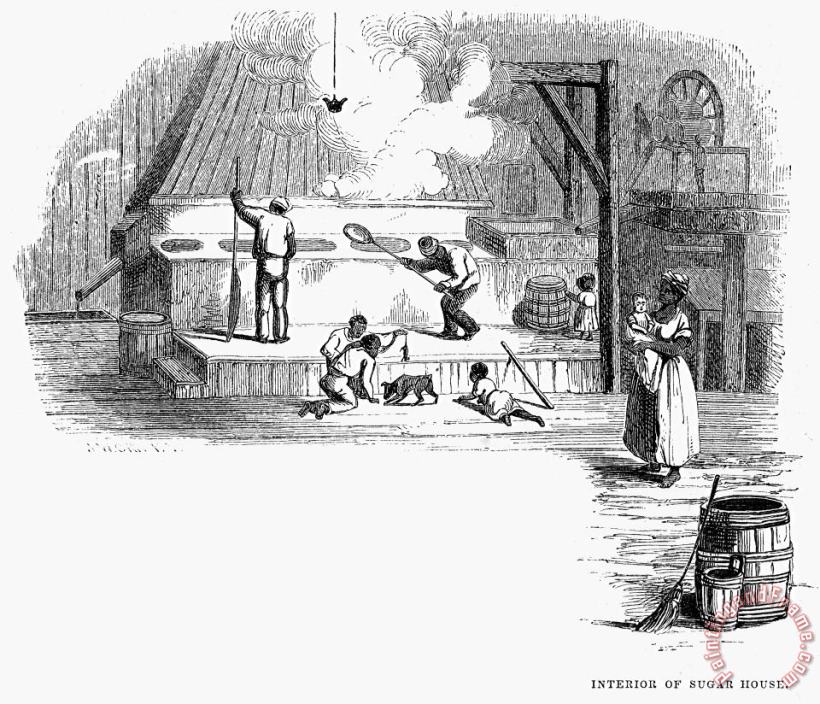 Slave Labor, 1853 painting - Others Slave Labor, 1853 Art Print