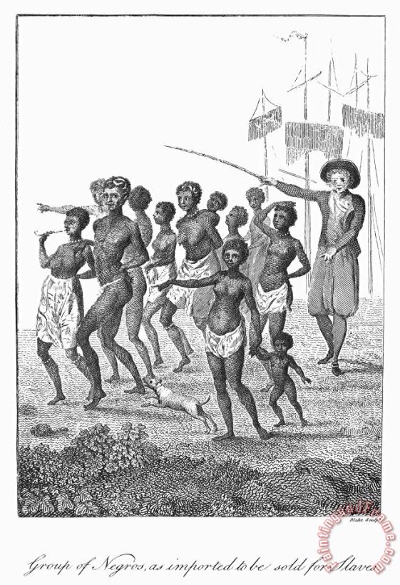 Slavery: West Indies, 1796 painting - Others Slavery: West Indies, 1796 Art Print