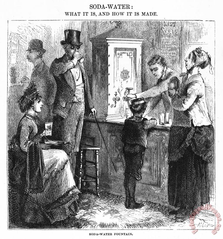Others Soda-water Fountain, 1872 Art Print