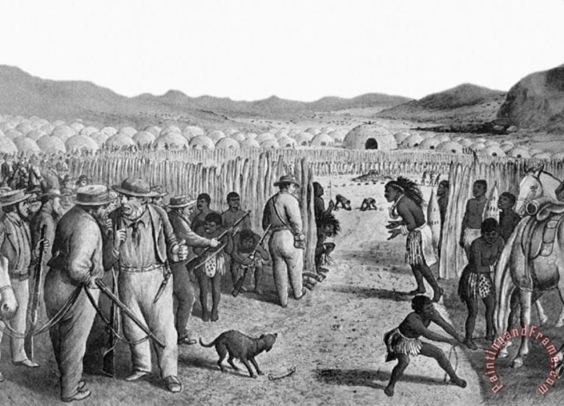 South Africa: Boers painting - Others South Africa: Boers Art Print