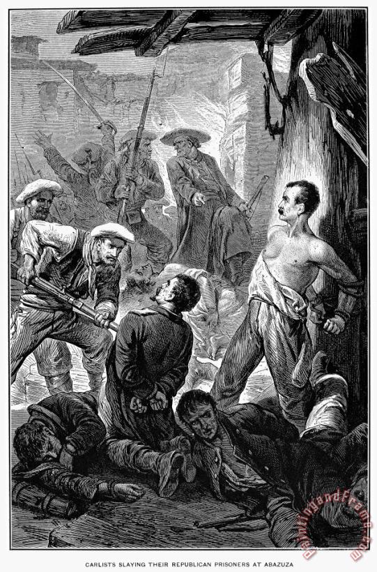 Spain: Second Carlist War painting - Others Spain: Second Carlist War Art Print