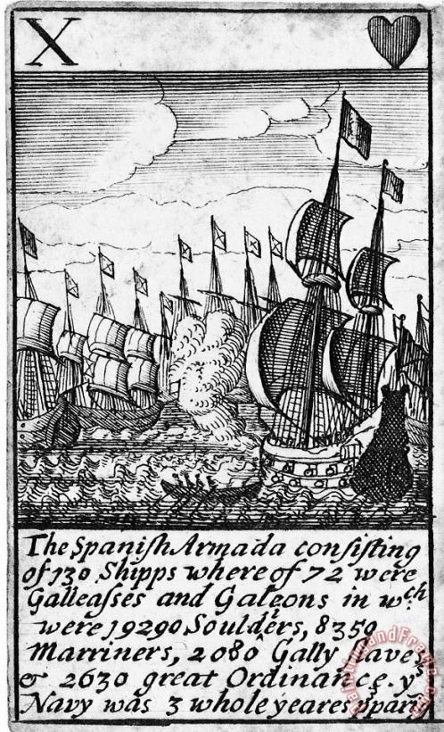 Others Spanish Armada, 1588 Art Print