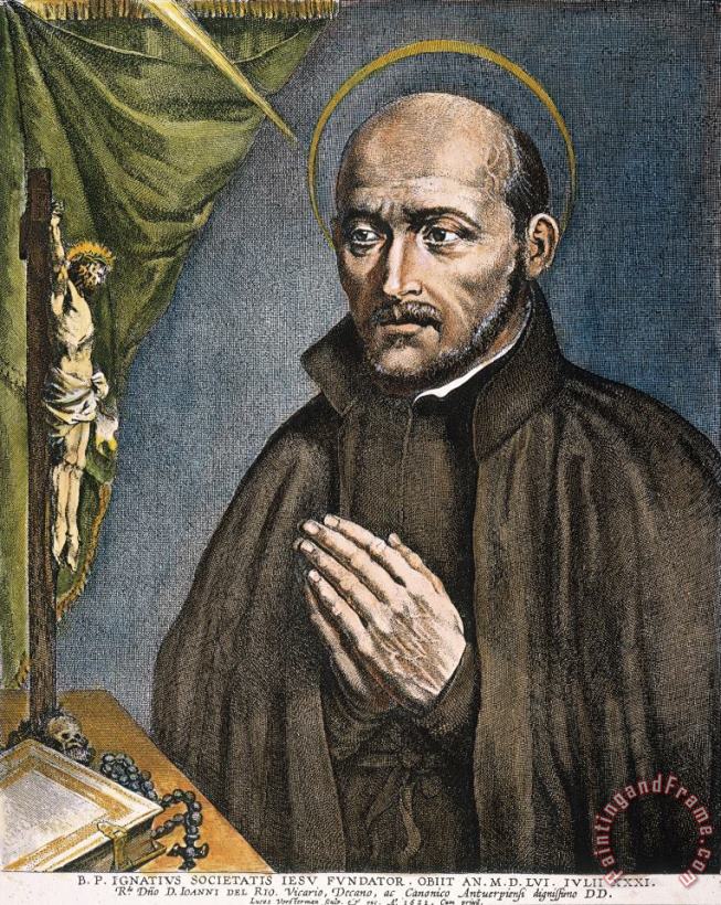 St. Ignatius Of Loyola painting - Others St. Ignatius Of Loyola Art Print