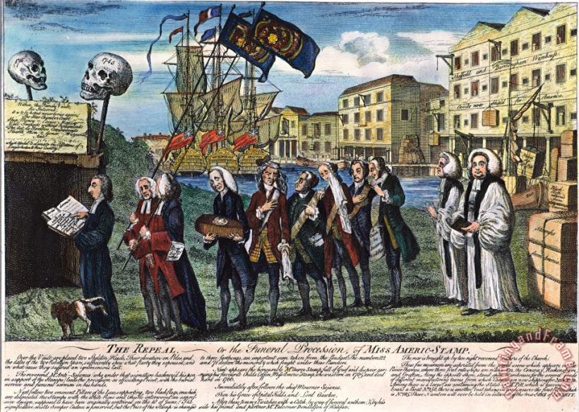 Others Stamp Act: Repeal, 1766 Art Print