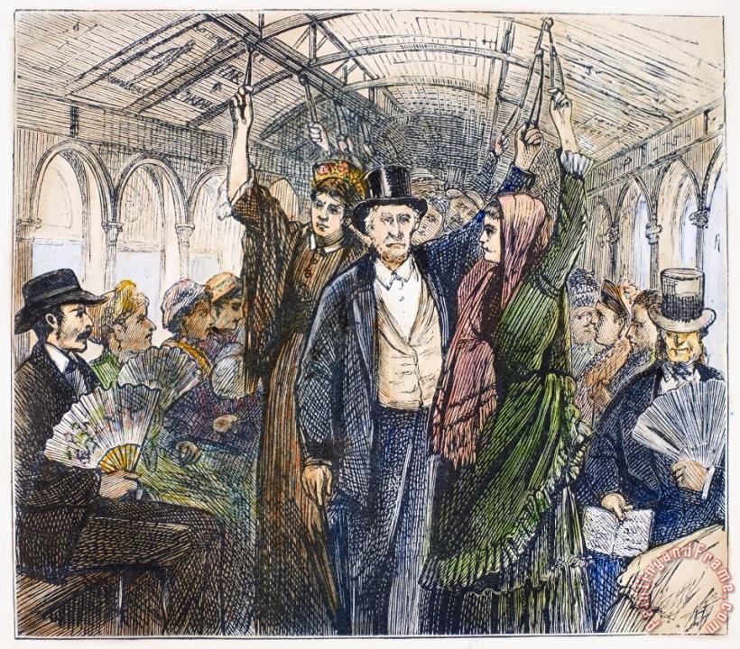 Others Streetcar, 1876 Art Painting