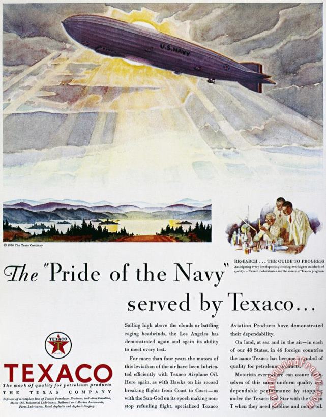 Others Texaco Advertisement, 1930 Art Print