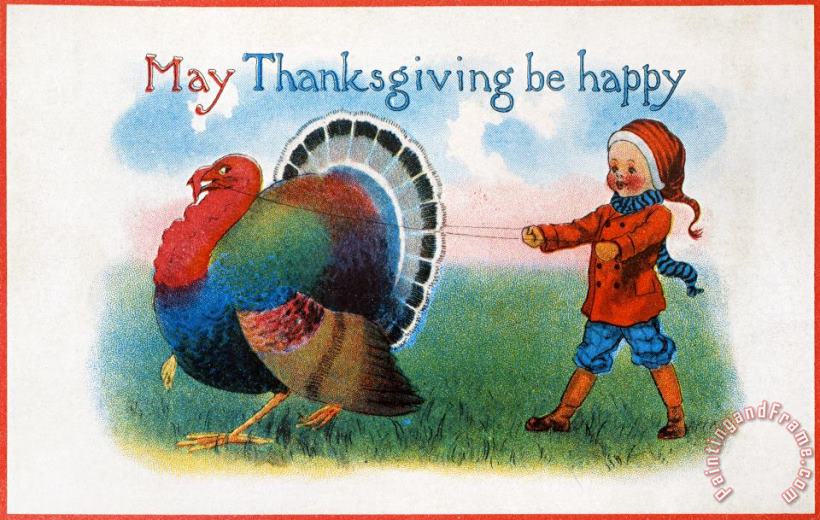 Others Thanksgiving Card, 1900 Art Print