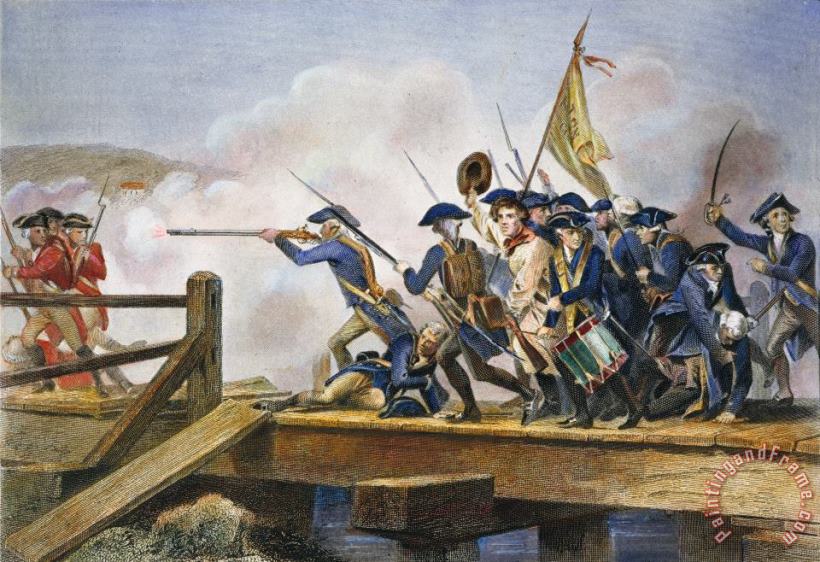 Others The Battle Of Concord, 1775 Art Painting