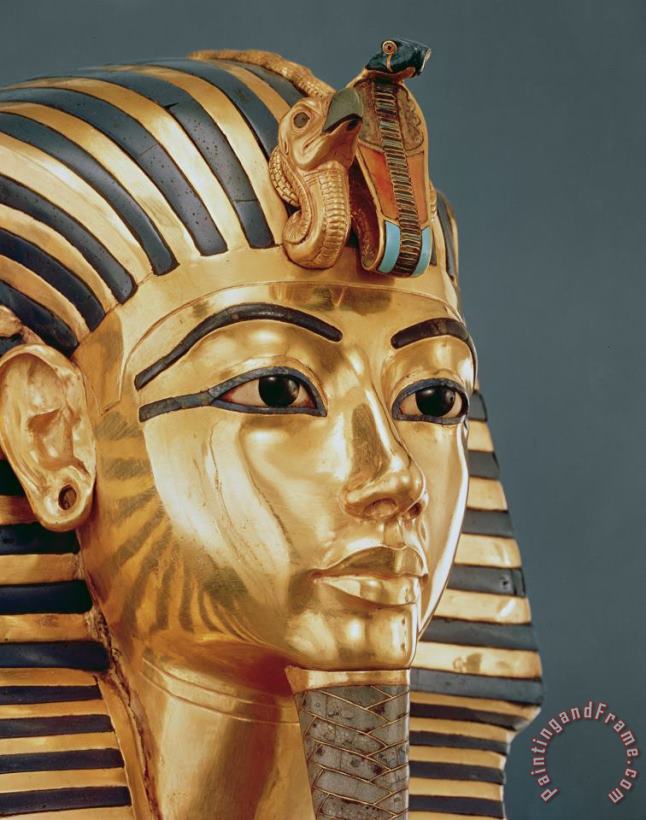 The Funerary Mask Of Tutankhamun painting - Others The Funerary Mask Of Tutankhamun Art Print