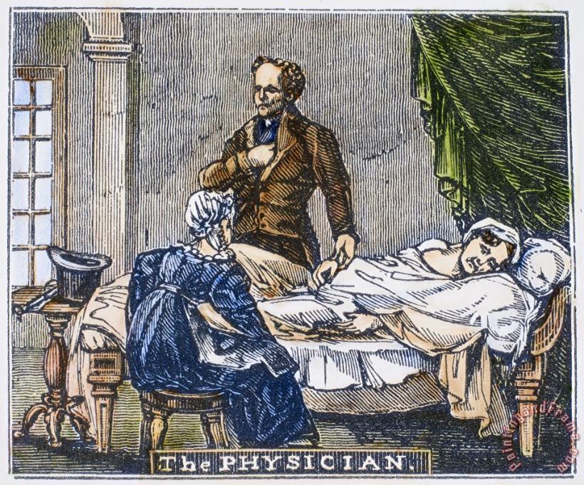 The Physician, 1835 painting - Others The Physician, 1835 Art Print