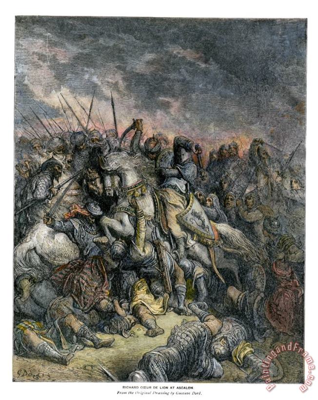 Others Third Crusade, 1191 painting - Third Crusade, 1191 print for sale