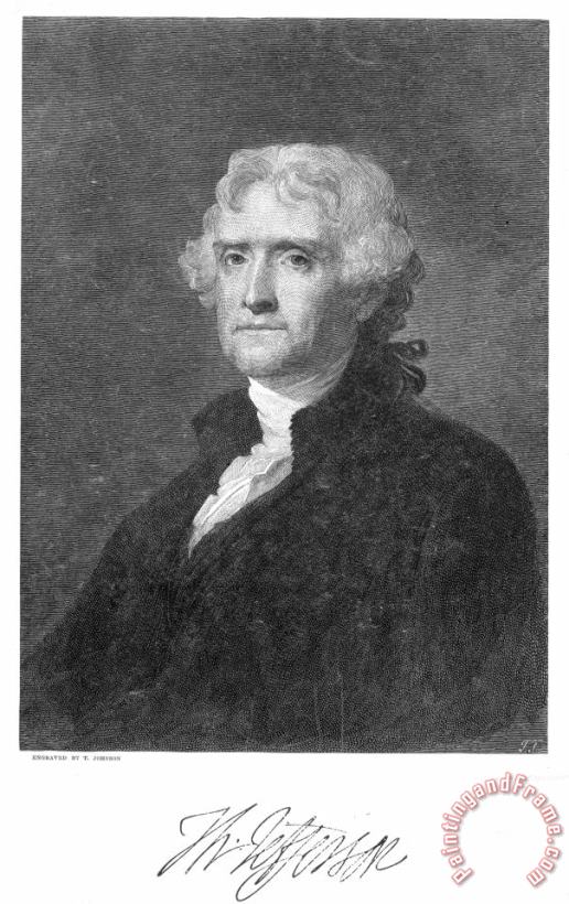 Thomas Jefferson (1743-1826) painting - Others Thomas Jefferson (1743-1826) Art Print