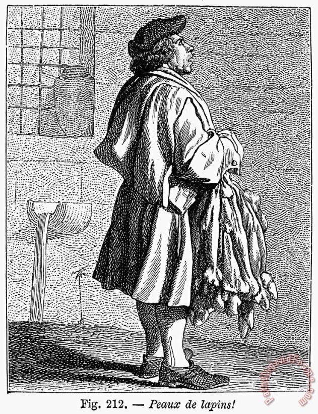 Town Crier, 18th Century painting - Others Town Crier, 18th Century Art Print