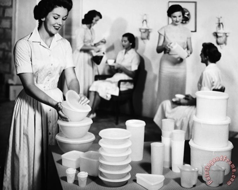 Others TUPPERWARE PARTY, 1950s Art Painting