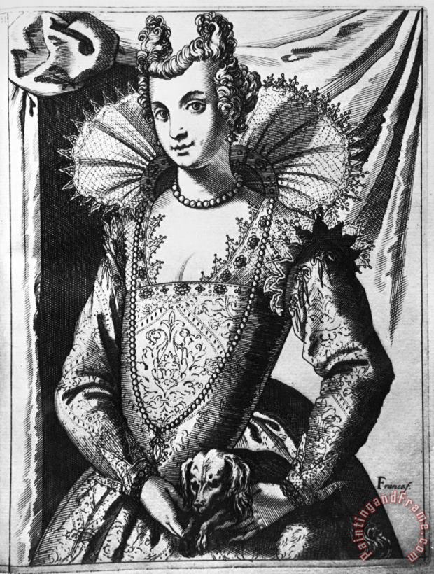 Others VENETIAN WOMAN, c1600 Art Print