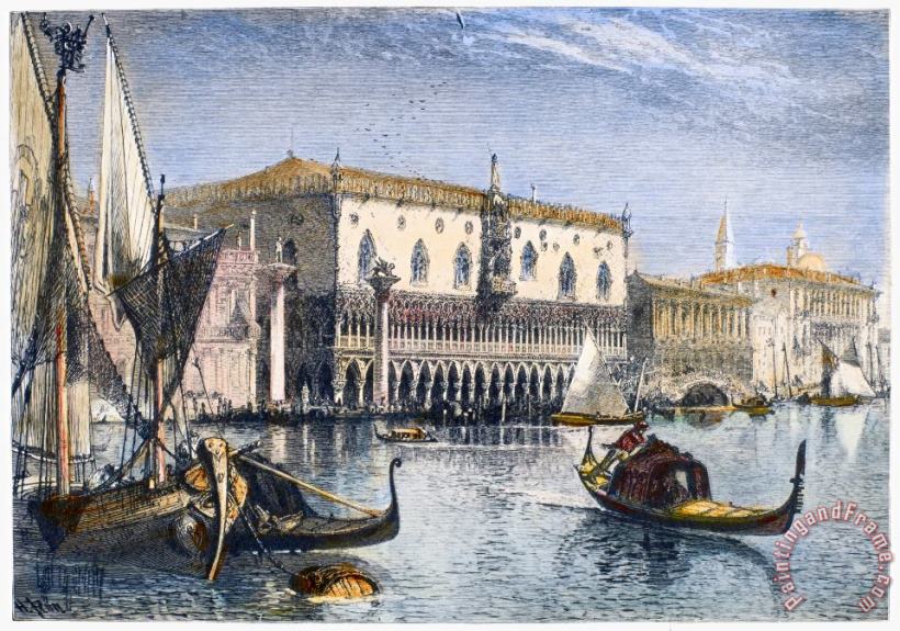 Venice: Ducal Palace painting - Others Venice: Ducal Palace Art Print