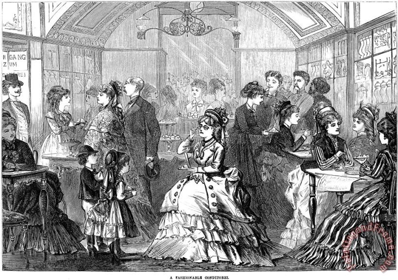 Others Vienna: Pastry Shop, 1873 Art Print