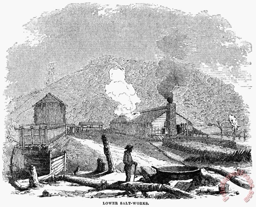Others Virginia: Salt Mine, 1857 Art Painting