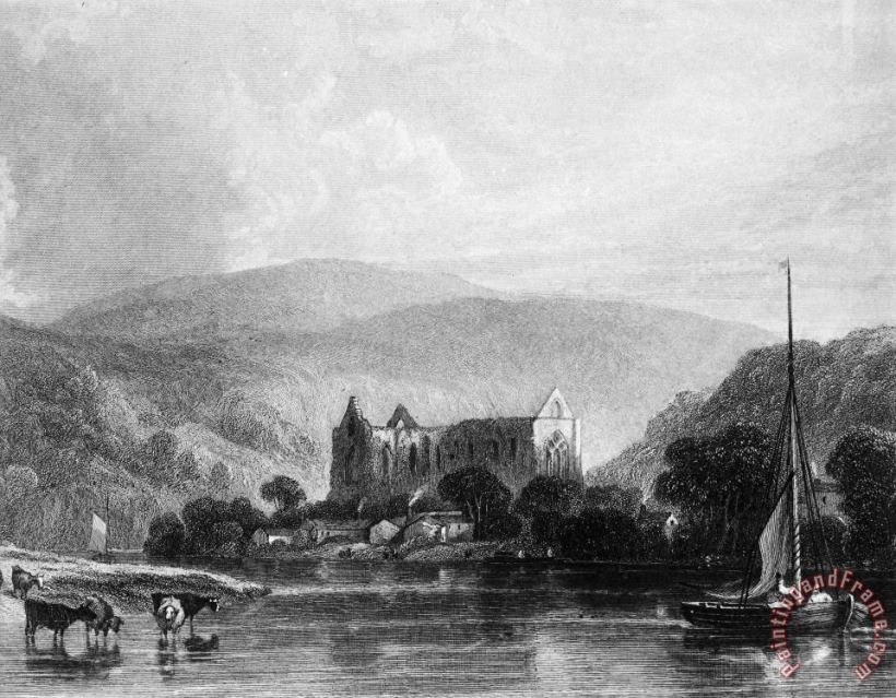 Wales: Tintern Abbey painting - Others Wales: Tintern Abbey Art Print
