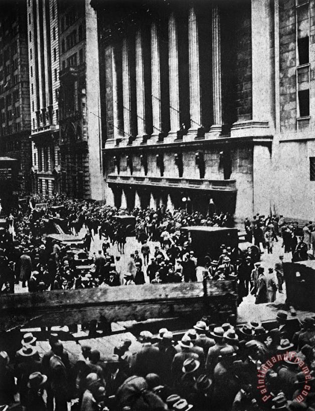 Wall Street Crash 1929 painting - Others Wall Street Crash 1929 Art Print