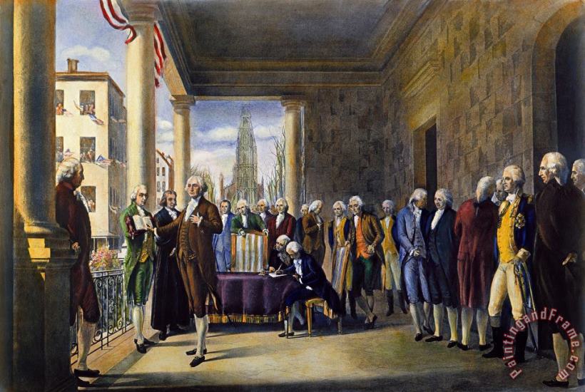 Washington: Inauguration painting - Others Washington: Inauguration Art Print